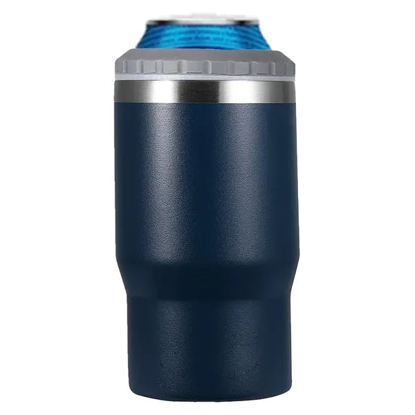 3 In 1 14oz Travel Cooler Insulated Tumbler W/Opener