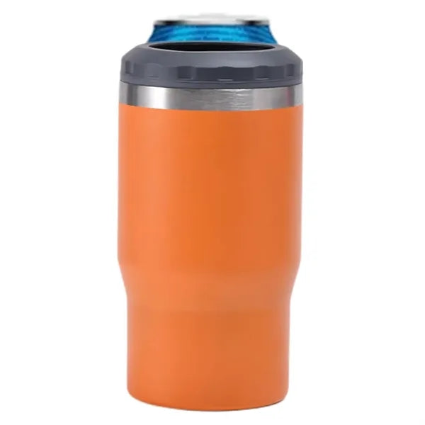 3 In 1 14oz Travel Cooler Insulated Tumbler W/Opener