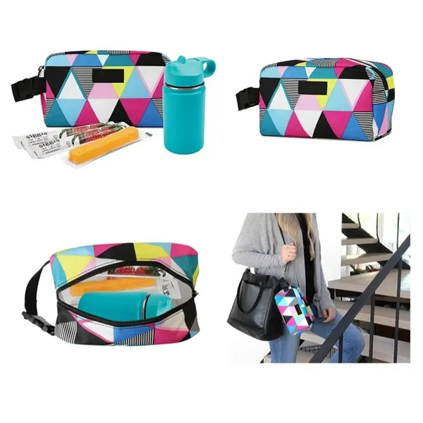 Small Cooler Lunch Box with Ice Packs