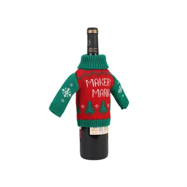 Christmas Jacquard Sweater Wine Bottle Cover