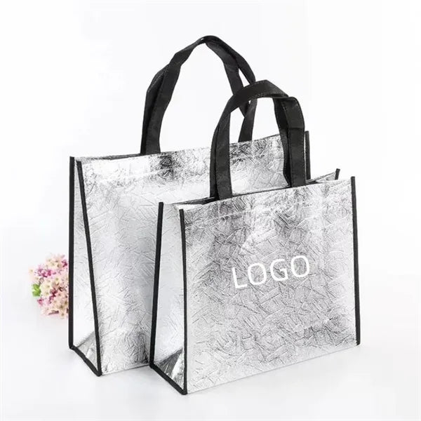 Laser Glitter Shopping Bag