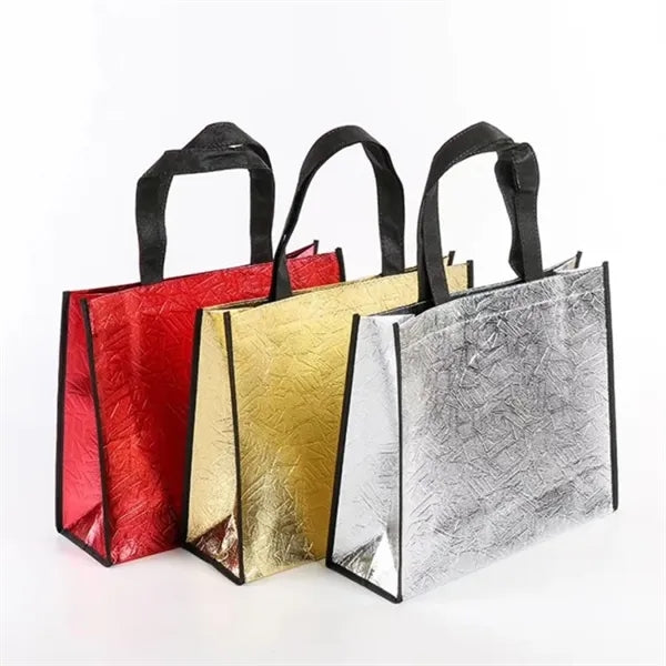 Laser Glitter Shopping Bag