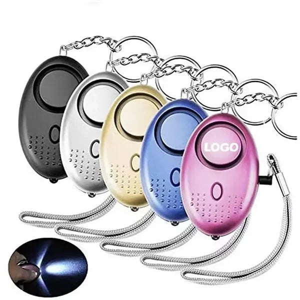 Safety Alarm Keychain With LED Light
