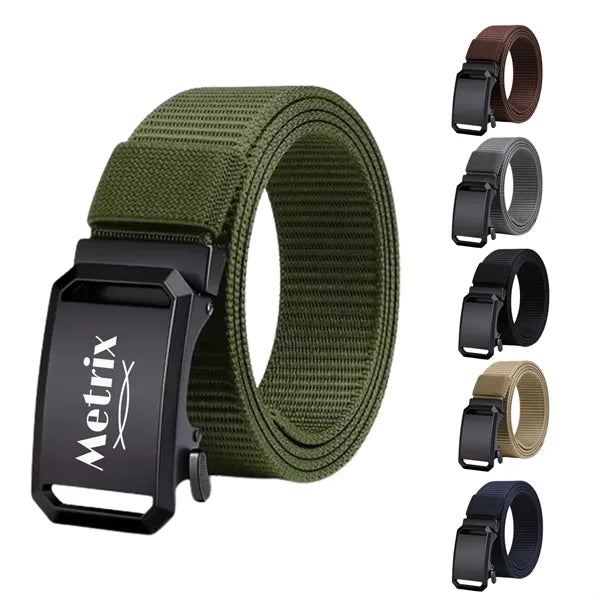 Men's Belt with Automatic Buckle