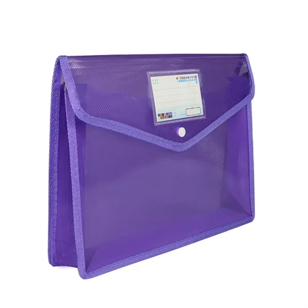 Expandable Envelope A4 Folder with Snap Button Closure