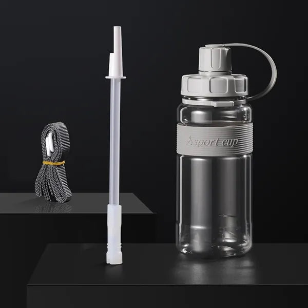 600ml Portable Sports Water Bottle with Strap