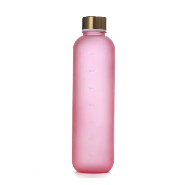 Gradient Water Bottle with Time Marker