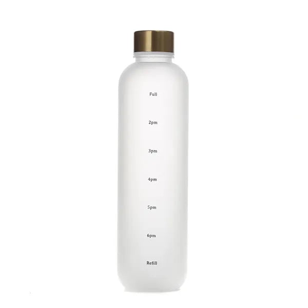 Gradient Water Bottle with Time Marker