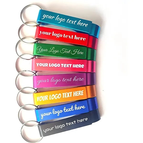 Engraved Aluminum Bottle Opener Keychain