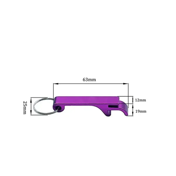 Engraved Aluminum Bottle Opener Keychain