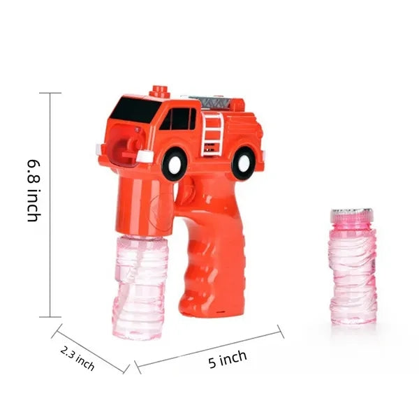 Light and Sound Fire Truck/Police Car Bubble Blaster