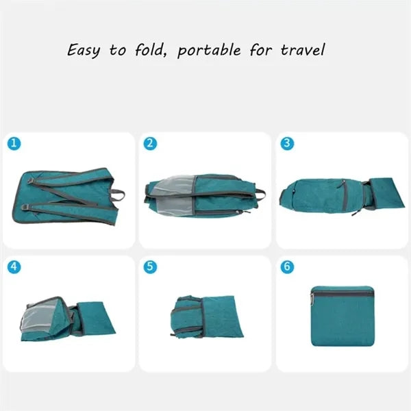 Foldable 15L Ultralight Water Resistant Hiking Backpack