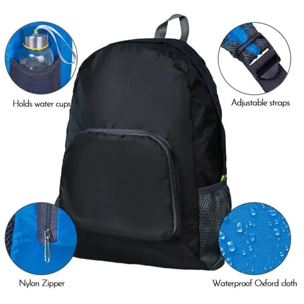 Foldable 20L Lightweight Waterproof Hiking Backpack