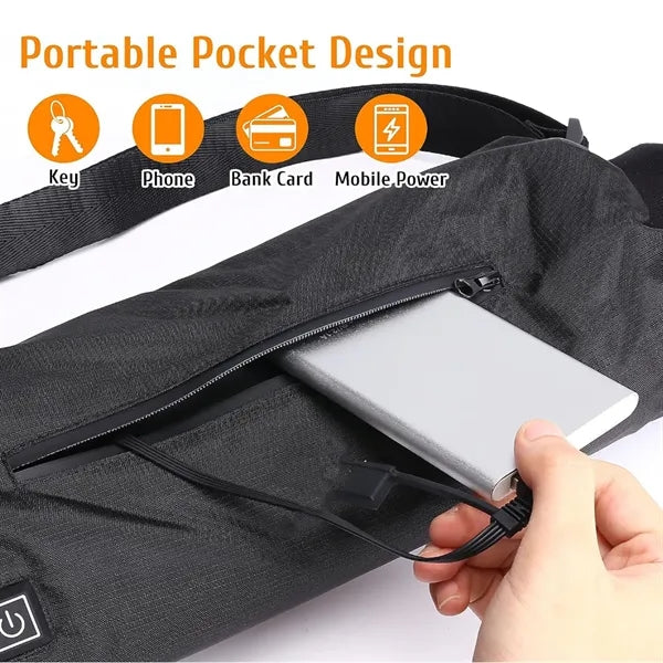 Outdoor Electric Heated Hand Warmer Pouch Muff