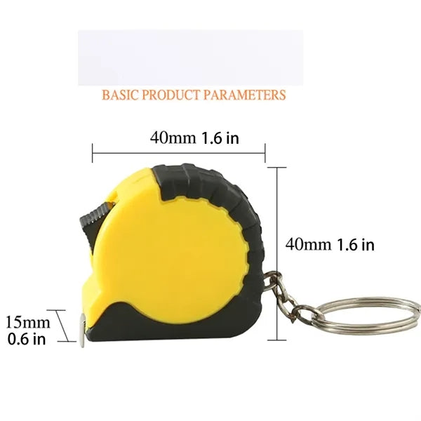 Portable Mini Roller Tape Measures Keychain Personlized