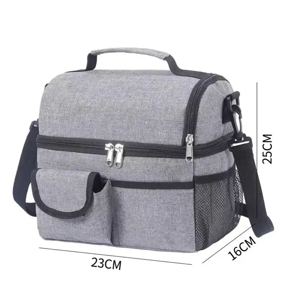 Office Food Thermal Carrier Cooler Lunch Bag for School