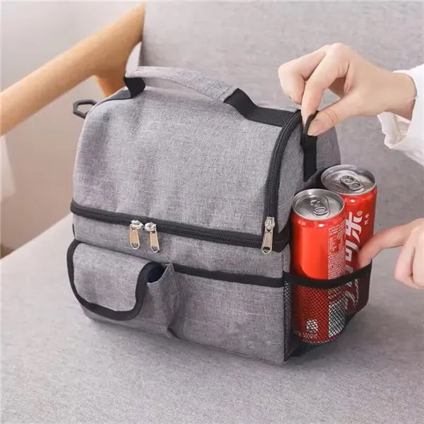 Office Food Thermal Carrier Cooler Lunch Bag for School