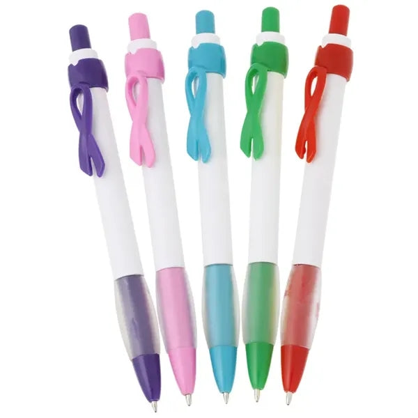 Ribbon Clip Ballpoint Pen