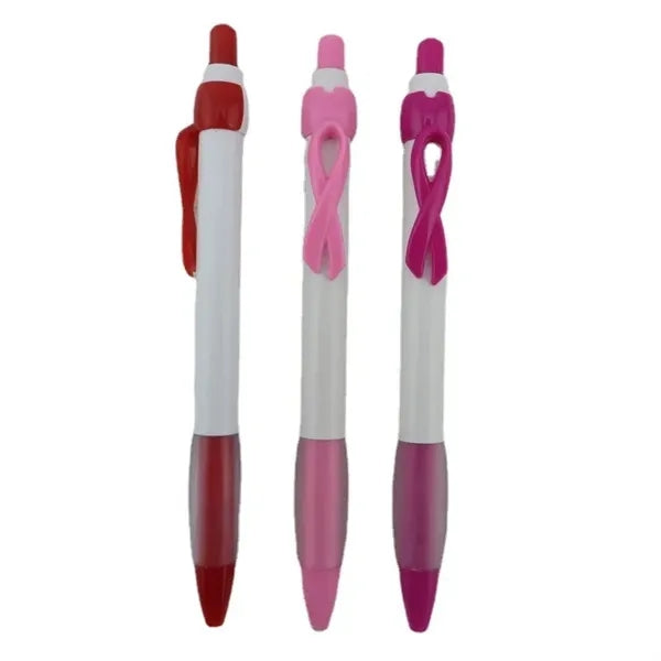 Ribbon Clip Ballpoint Pen