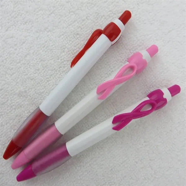 Ribbon Clip Ballpoint Pen