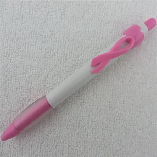 Ribbon Clip Ballpoint Pen