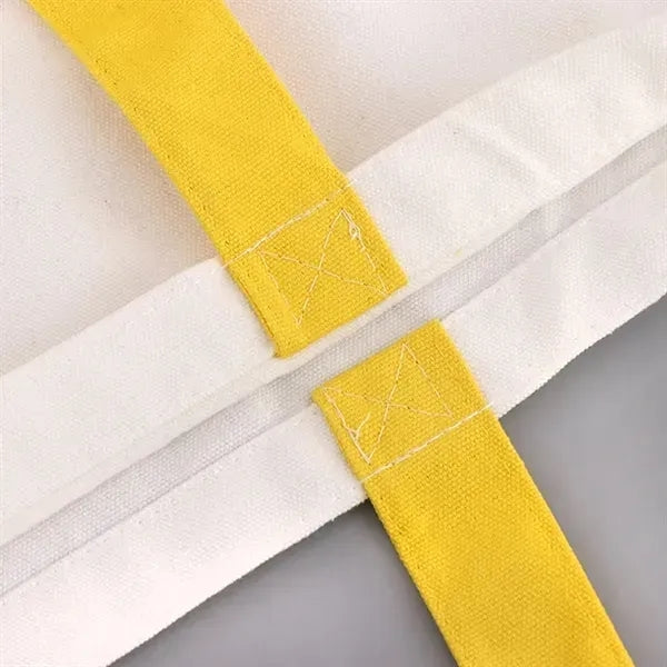 Two-Tone Canvas Tote Bag