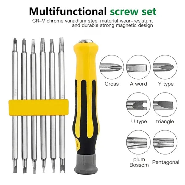 12 in 2 Multi-Functional Repair Tool Kit for Home Use