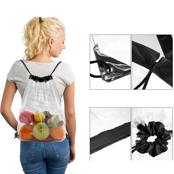 Clear Drawstring Backpack