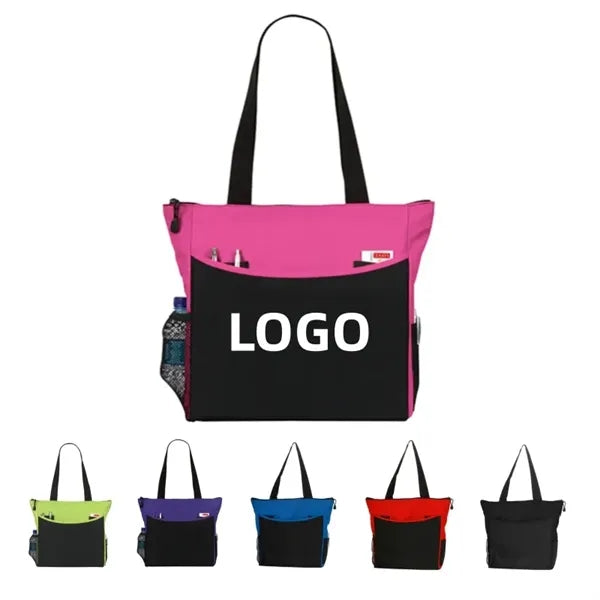 Stylish Zippered Tote Bag