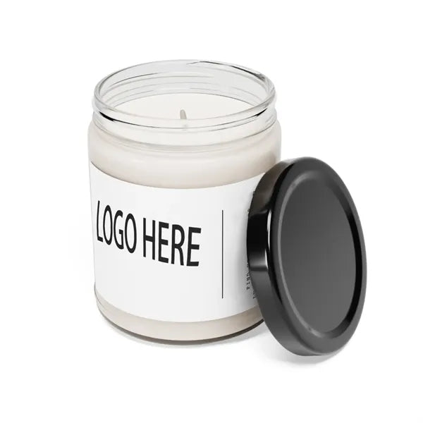 9Oz Clear Soy Wax Candle Promotion with Lid