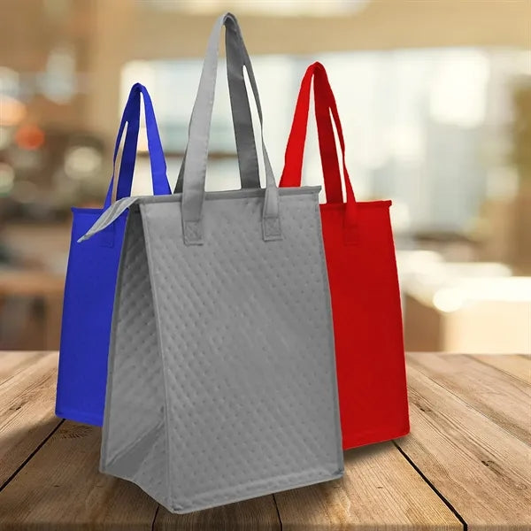 Non-Woven Lunch Cooler Thermal Grocery Tote Bag