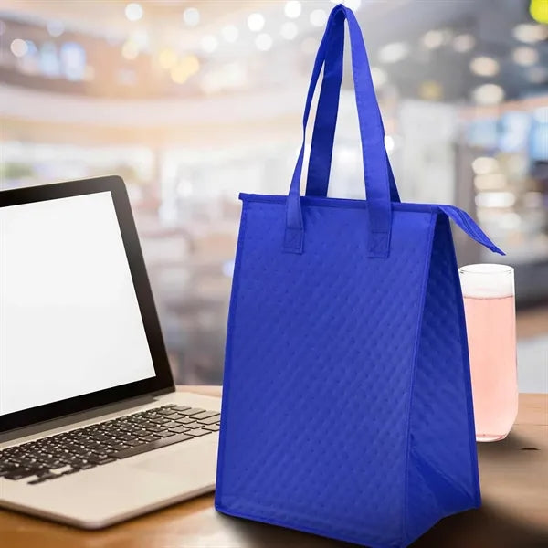 Non-Woven Lunch Cooler Thermal Grocery Tote Bag