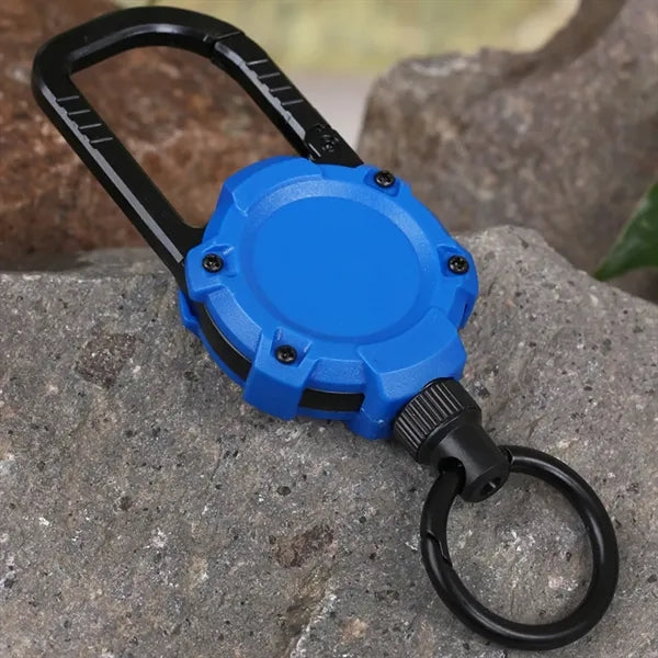 Retractable Magnetic Carabiner Keychain Clip