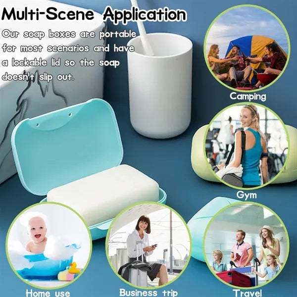 Portable Soap Box with Lid