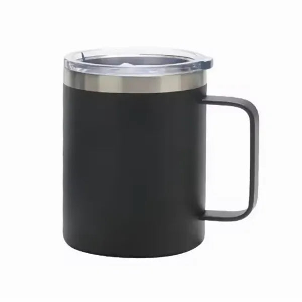 Stainless Steel Insulated Coffee Mug with Handle and Lid