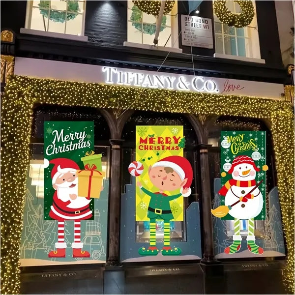 Merry Christmas Hanging Flag
