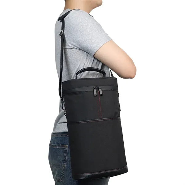 2 Bottle Insulated Portable Oxford Wine Bag