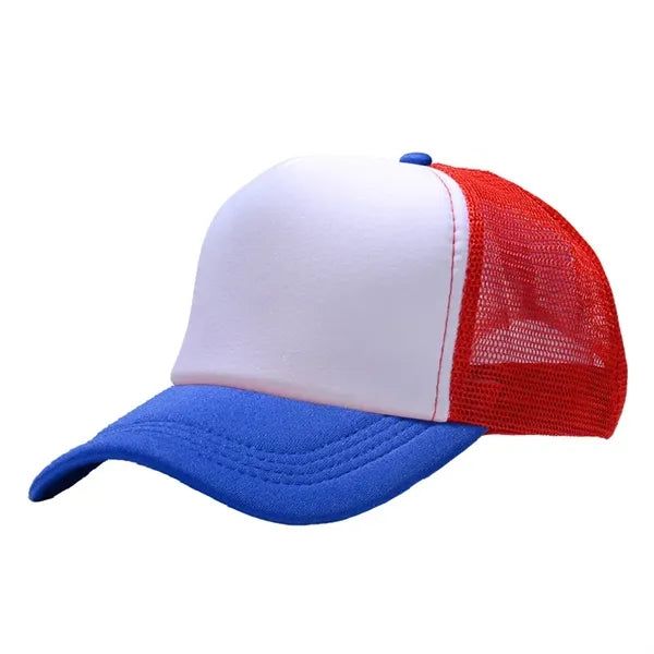 Two Tone Trucker Mesh Cap with Adjustable Snapback Strap