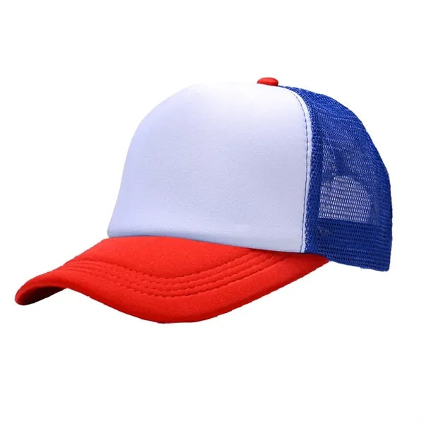 Two Tone Trucker Mesh Cap with Adjustable Snapback Strap