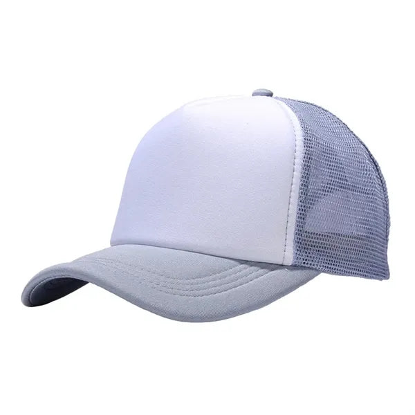 Two Tone Trucker Mesh Cap with Adjustable Snapback Strap