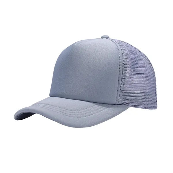 Two Tone Trucker Mesh Cap with Adjustable Snapback Strap