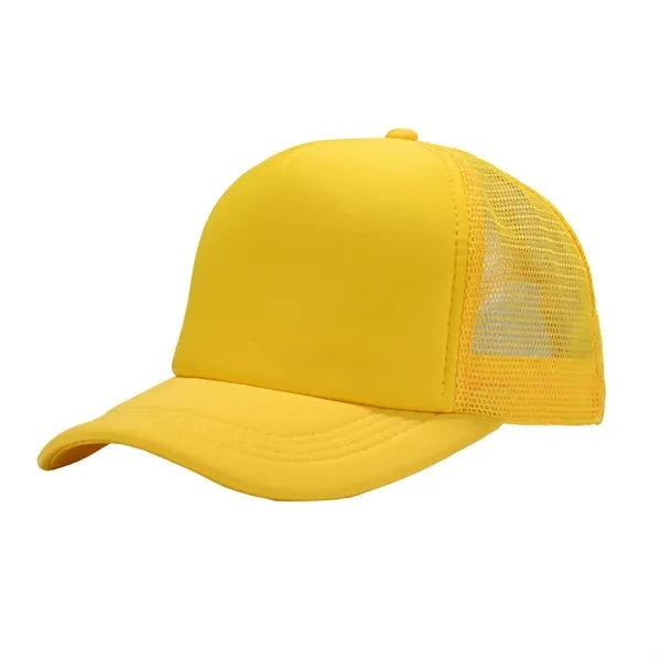 Two Tone Trucker Mesh Cap with Adjustable Snapback Strap