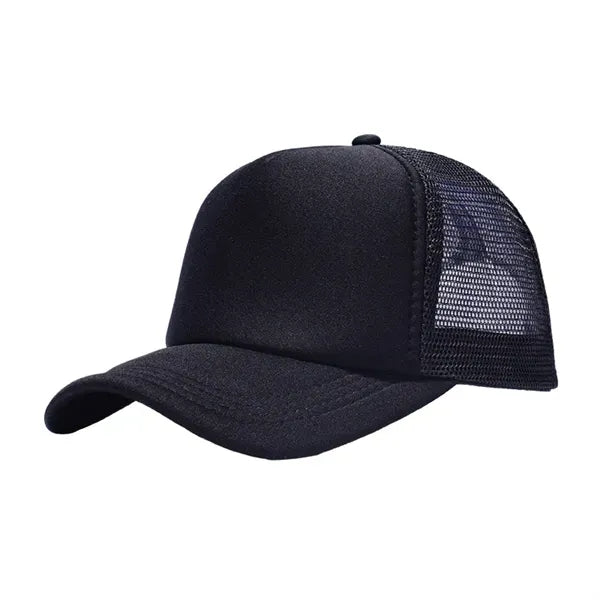 Two Tone Trucker Mesh Cap with Adjustable Snapback Strap