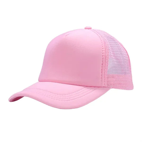 Two Tone Trucker Mesh Cap with Adjustable Snapback Strap