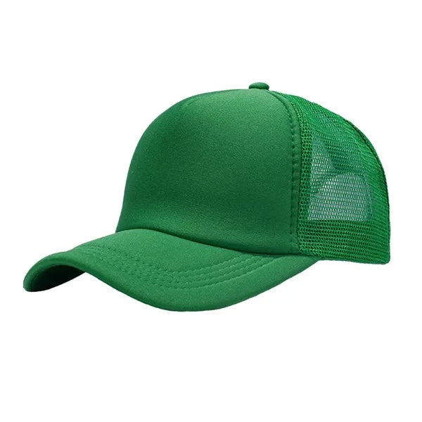 Two Tone Trucker Mesh Cap with Adjustable Snapback Strap