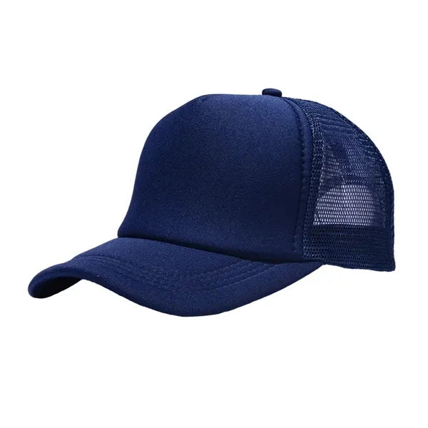 Two Tone Trucker Mesh Cap with Adjustable Snapback Strap