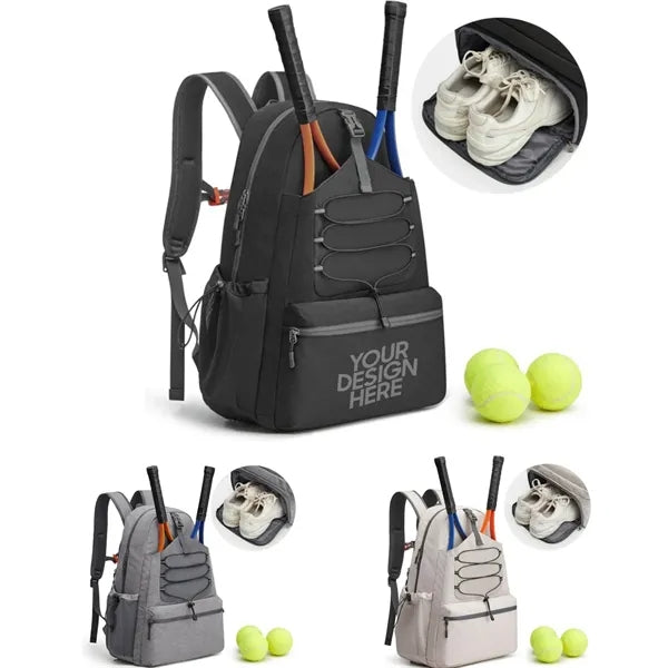Tennis Backpack W/ Shoe Compartment