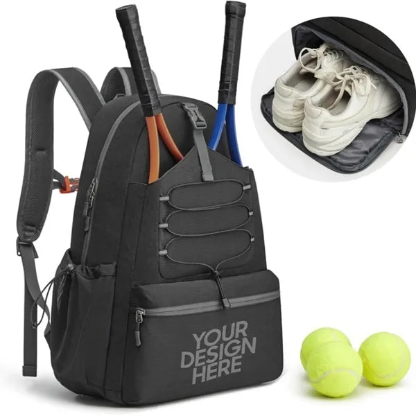 Tennis Backpack W/ Shoe Compartment