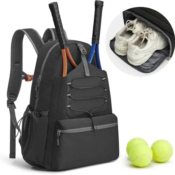 Tennis Backpack W/ Shoe Compartment