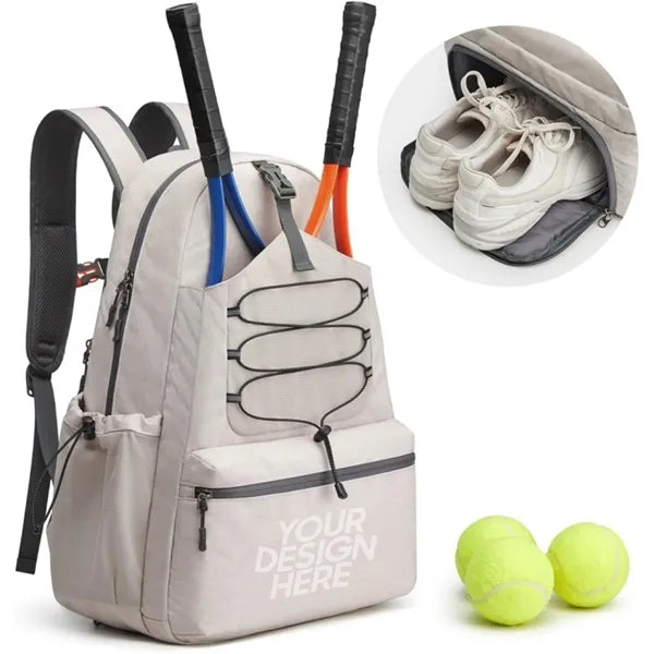 Tennis Backpack W/ Shoe Compartment